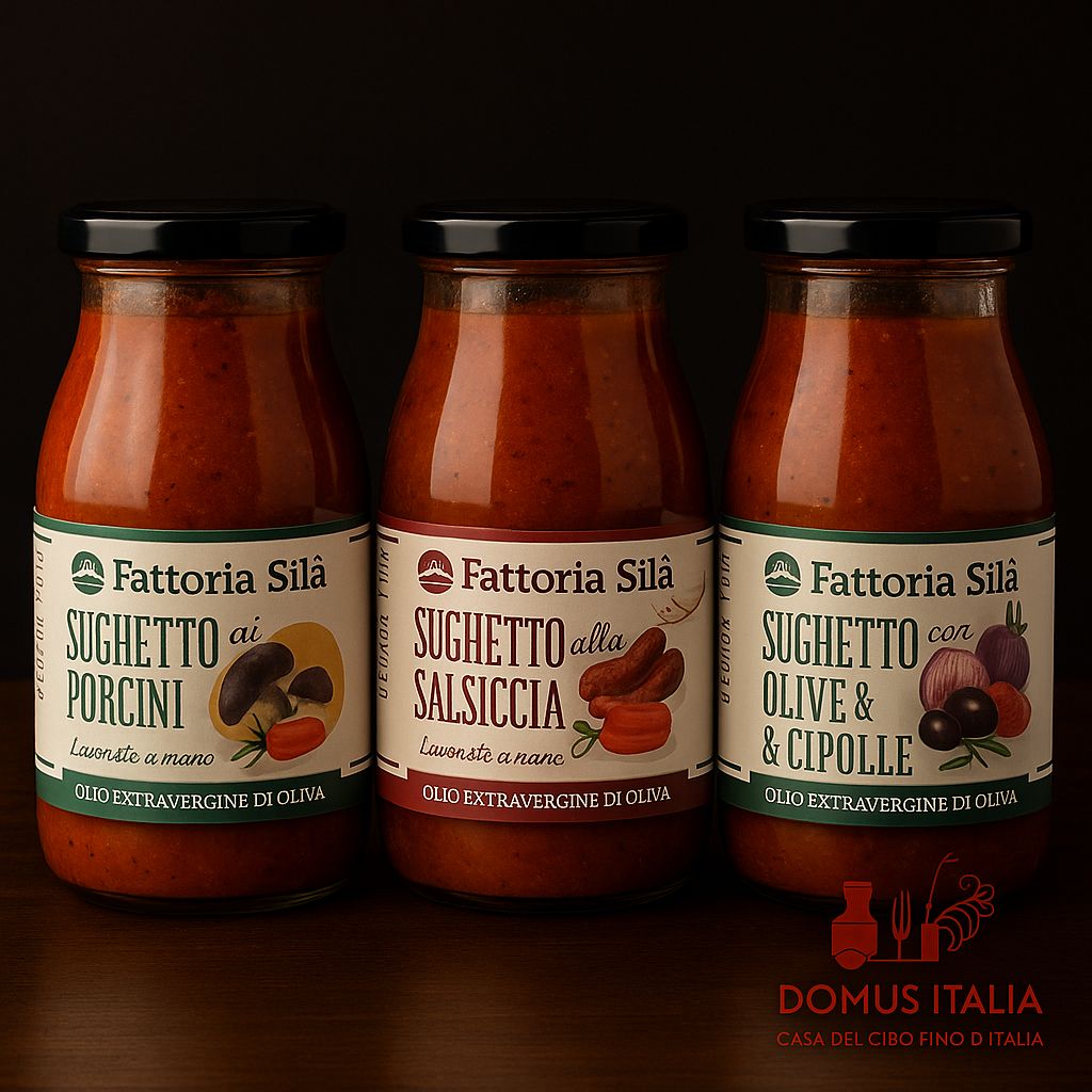 Special offer 3 x 250ml Fattoria Sila ready tomatoe sauces