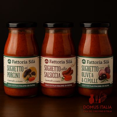 Special offer 3 x 250ml Fattoria Sila ready tomatoe sauces