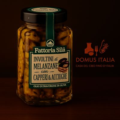 Aubergine Stuffed with Capers & Anchovies 314ml Aubergine Stuffed with Capers & Anchovies 314ml