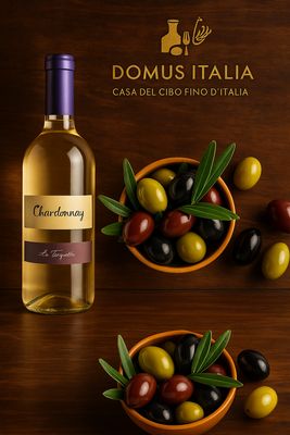 Mixed Olives for 2 with a Bottle of Chardonnay