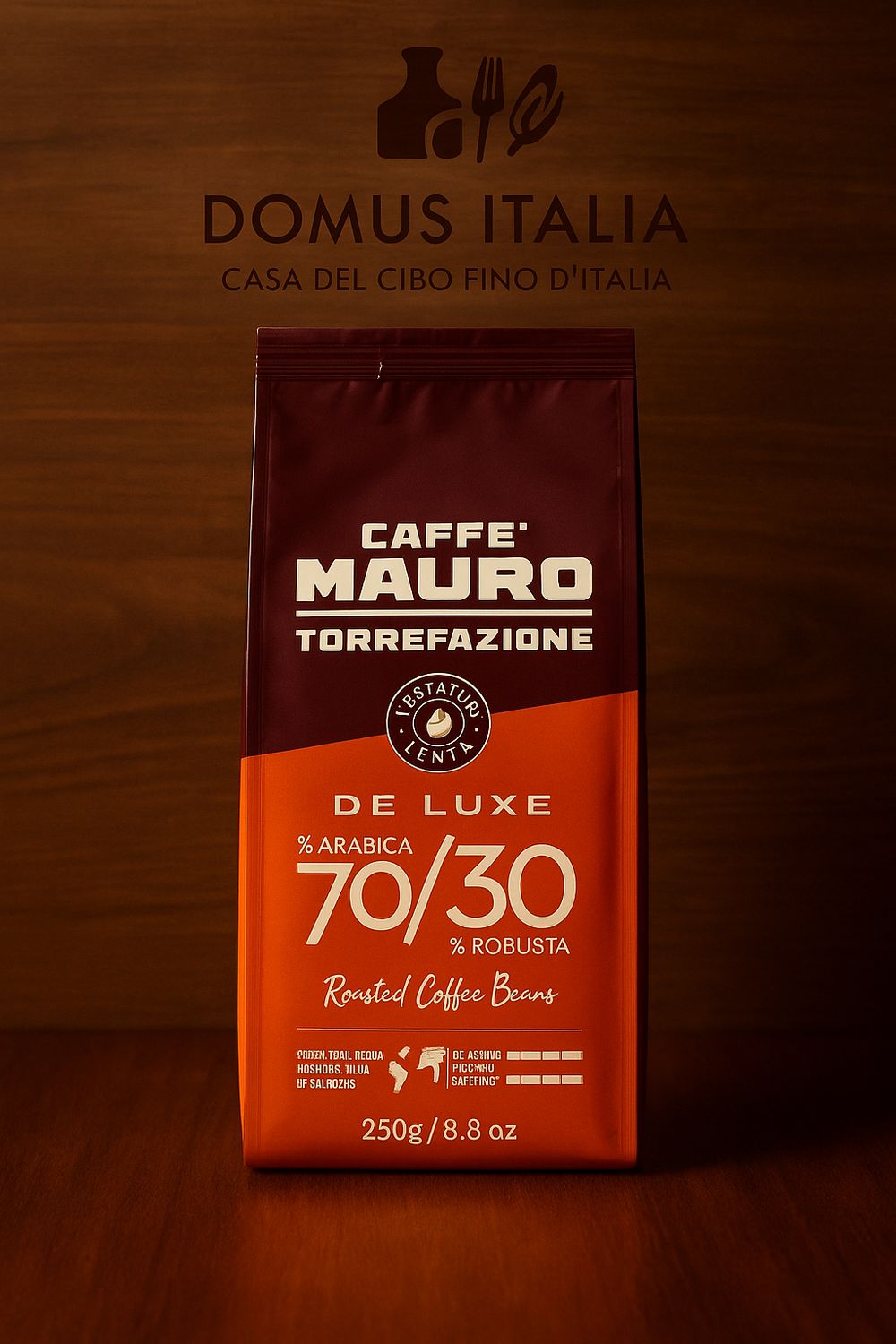 Caffè Mauro De Luxe Beans Flex bag250 Caffè Mauro De Luxe Beans Flex bag250