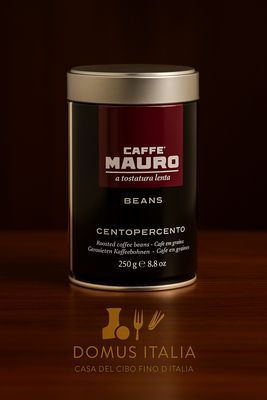 Caffè Mauro CENTOPERCENTO Beans Tin 250g