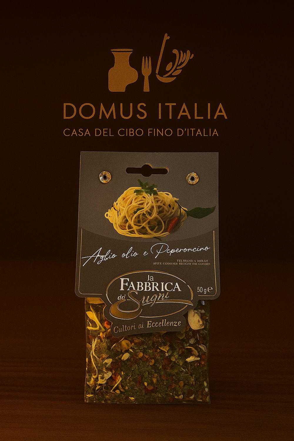 Sauce base and seasoning Garlic, Oil and Chilli La Fabbrica dei Sughi, 50g