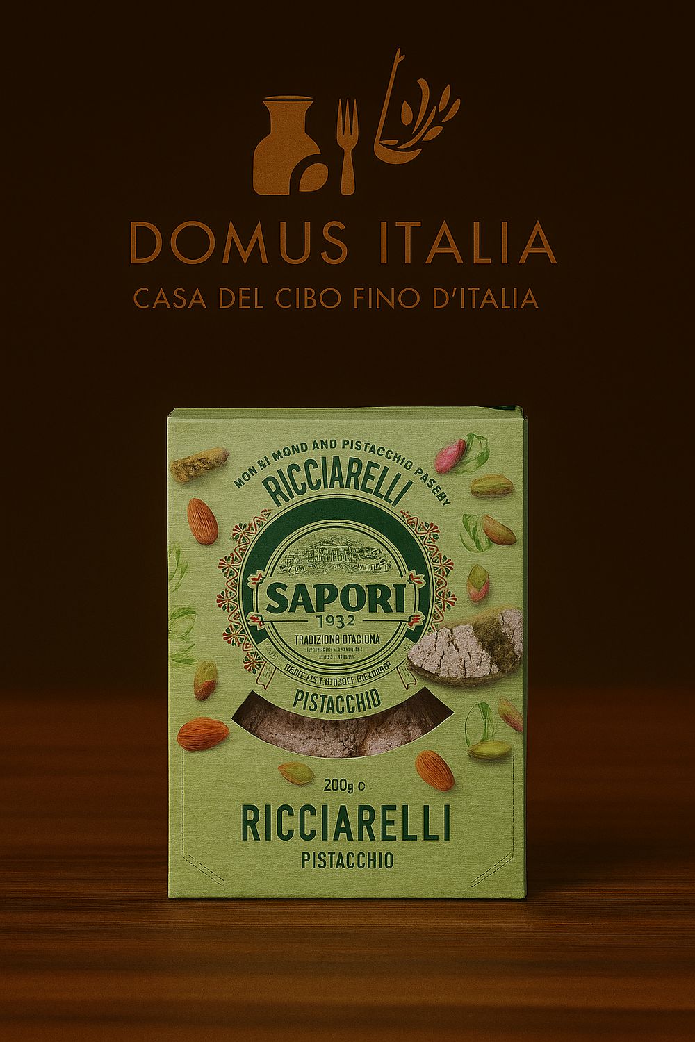 Ricciarelli pistacchi amaretti