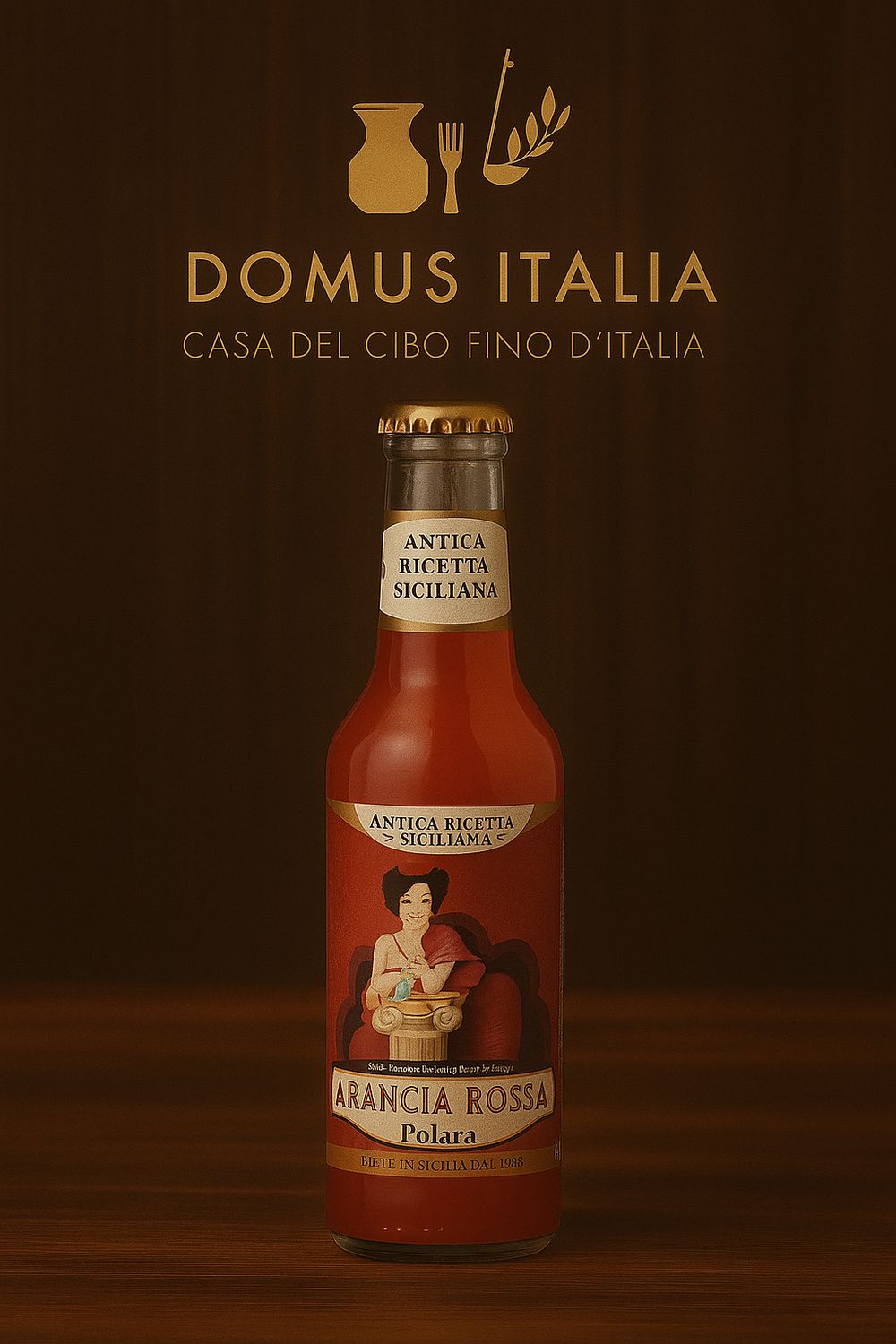 Sicilian Aranciata Rossa Soda 0.33