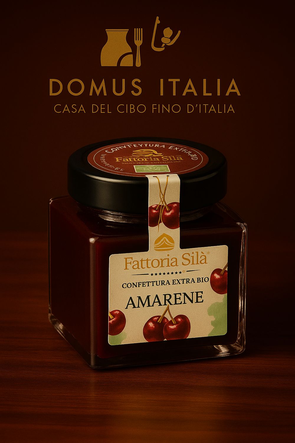 Organic Black Cherry Jam 220g