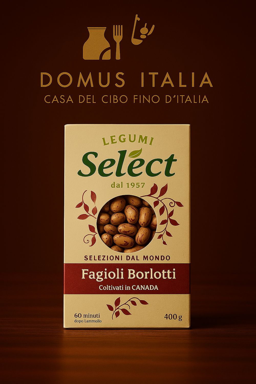 Organic Borlotti Beans 400 gr