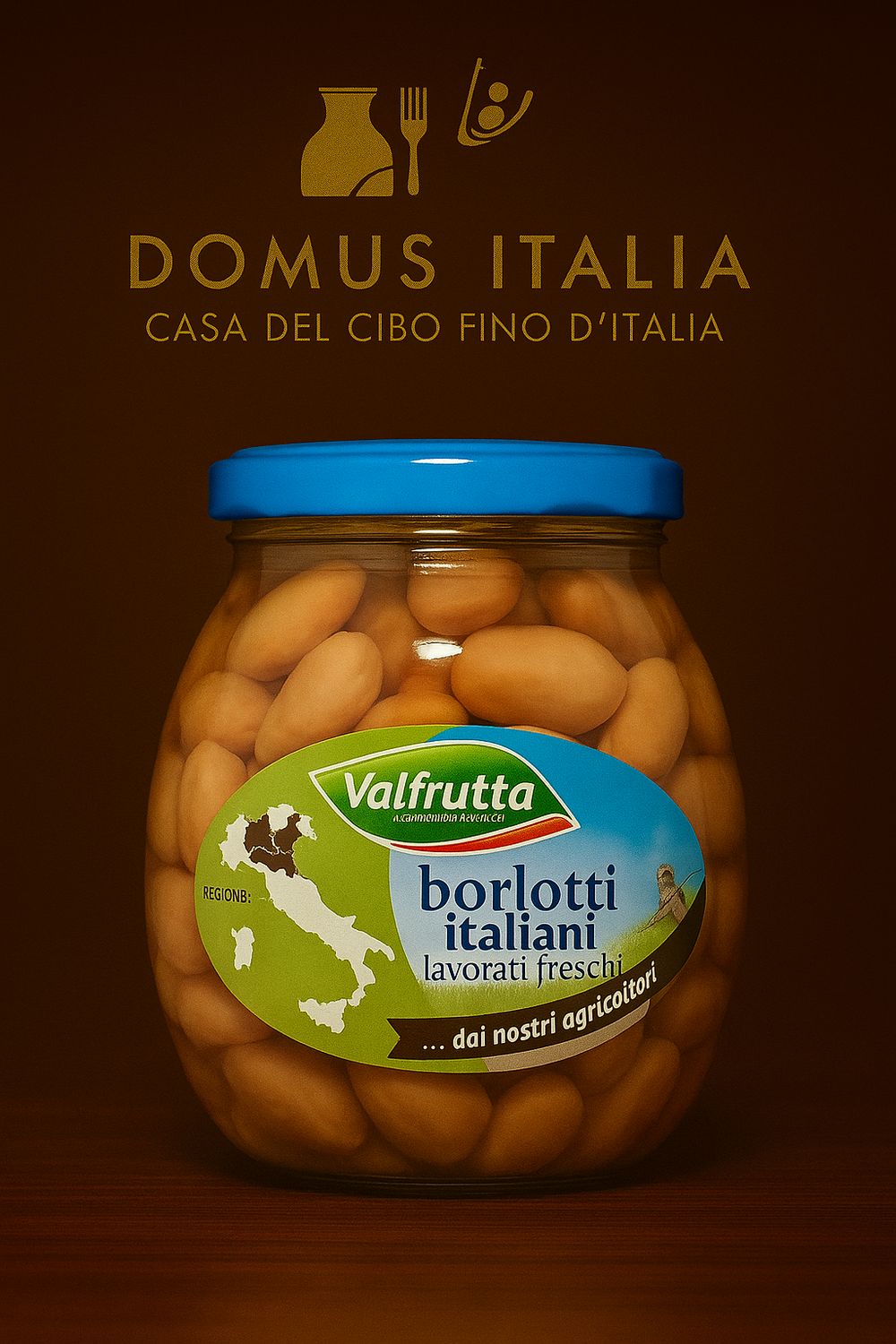 Valfrutta Borlotti Corona Beans, 360g