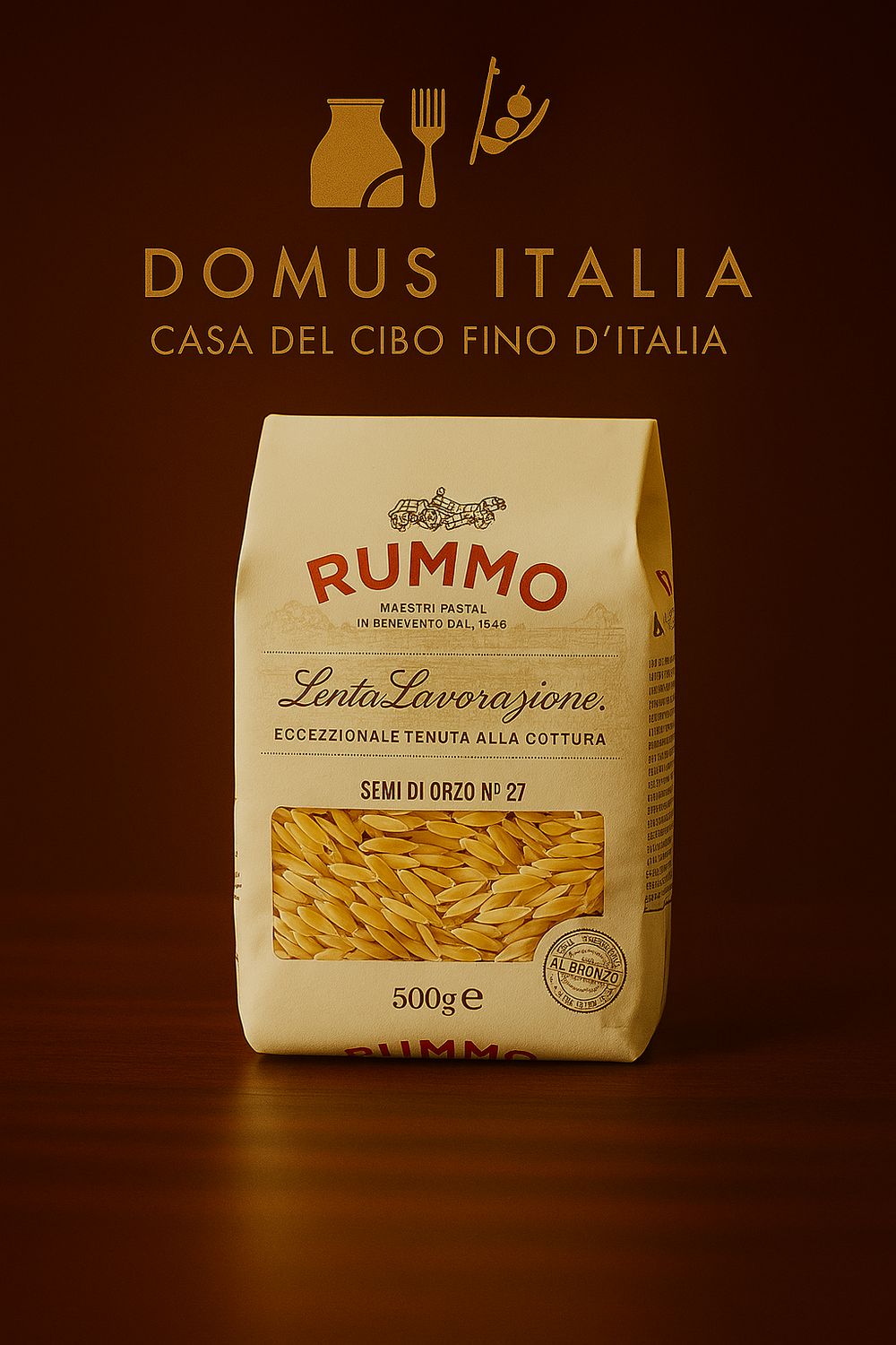 Rummo Orzo Pasta - 'Semi Di Orzo' 500g