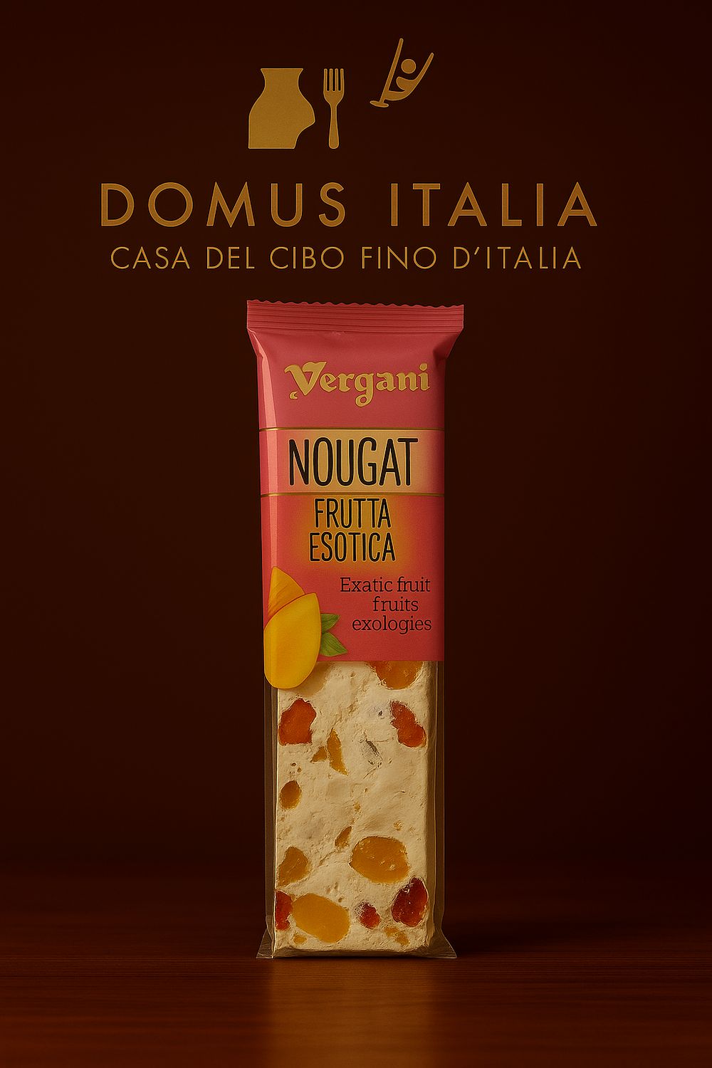 Vergani Nougat Frutta Esotica-exotic Fruit