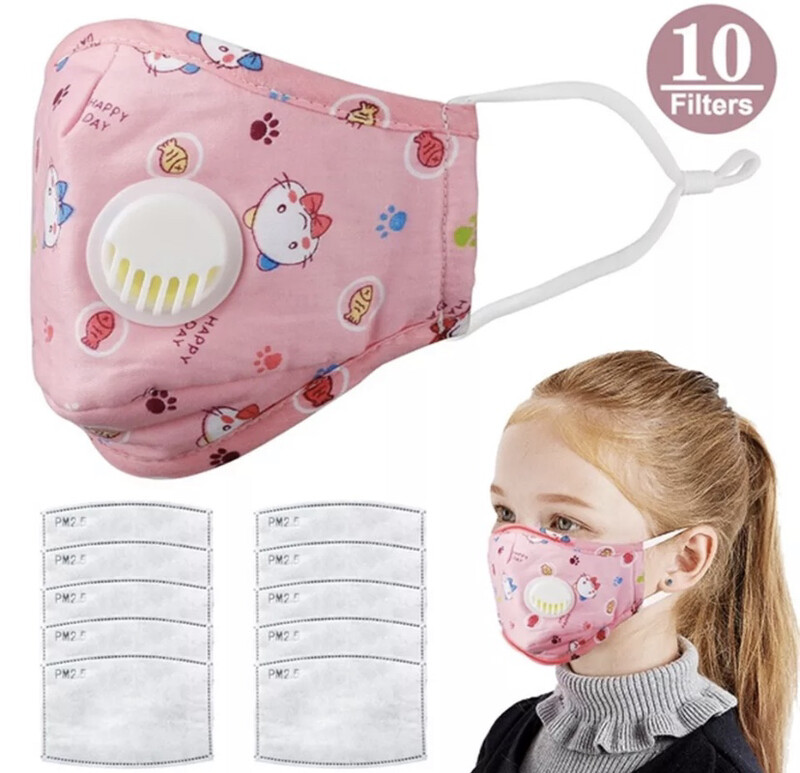 Mascarilla Infantil Válvula - Filtro
