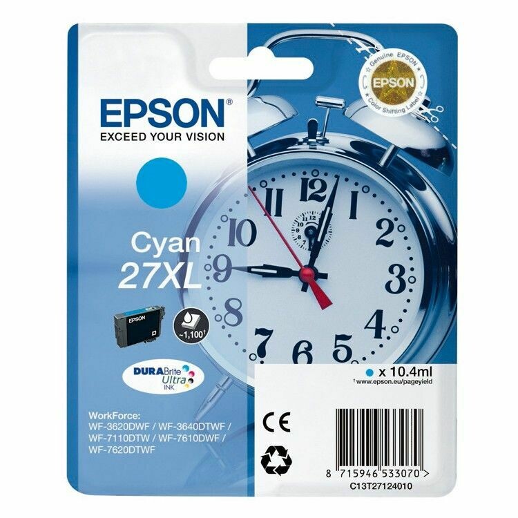 CARTUCHO ORIGINAL EPSON T2712XL CYAN