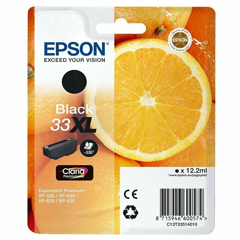 CARTUCHO ORIGINAL EPSON T3351XL NEGRO