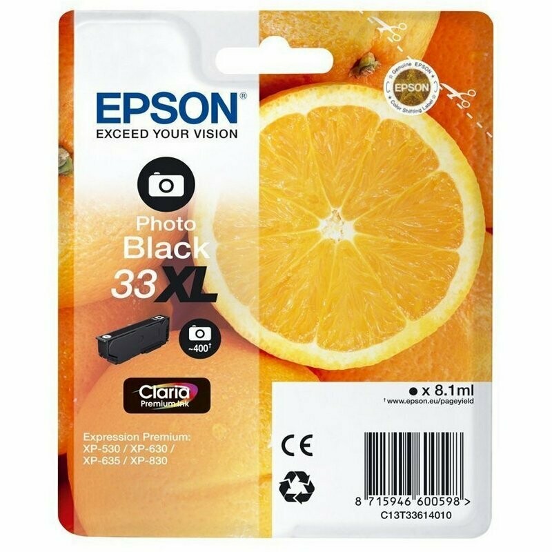 CARTUCHO ORIGINAL EPSON T3361XL NEGRO PHOTO
