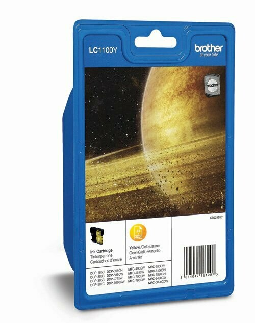 CARTUCHO ORIGINAL BROTHER LC1100 AMARILLO
