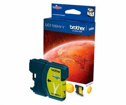 CARTUCHO ORIGINAL BROTHER LC1100 AMARILLO ALTA CAPACIDAD