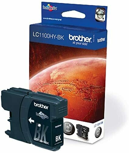CARTUCHO ORIGINAL BROTHER LC1100 NEGRO ALTA CAPACIDAD