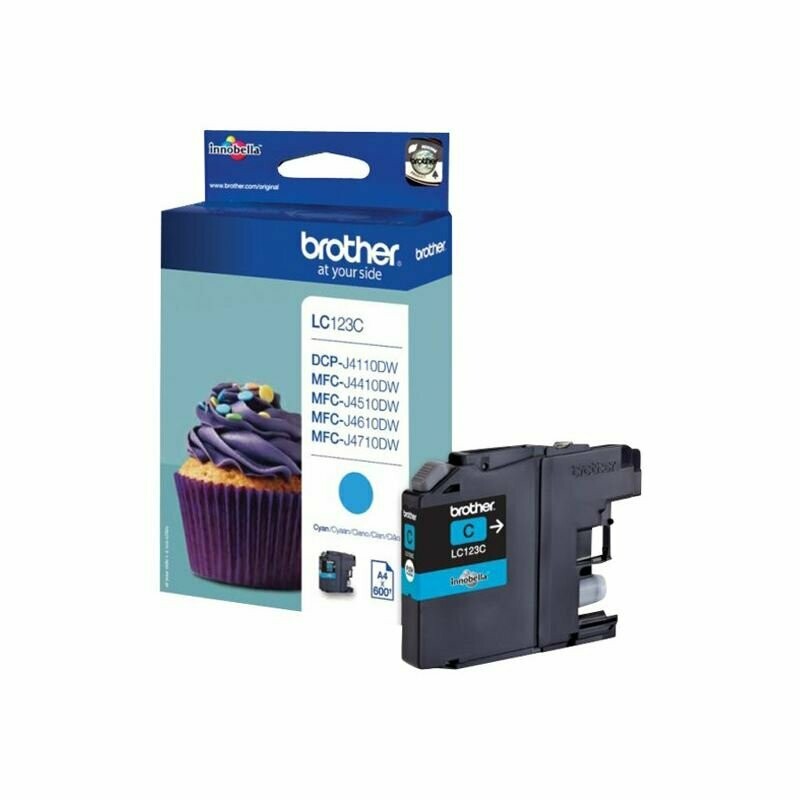 CARTUCHO ORIGINAL BROTHER LC123 CYAN