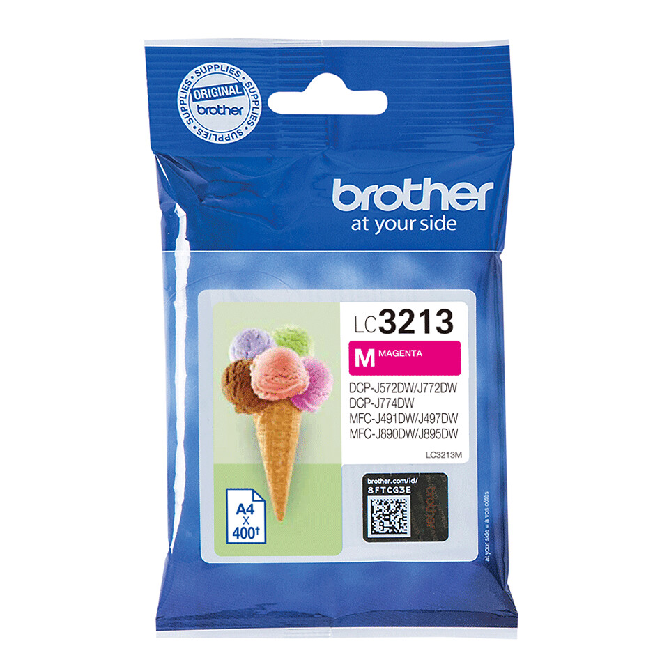 CARTUCHO ORIGINAL BROTHER LC3213 MAGENTA