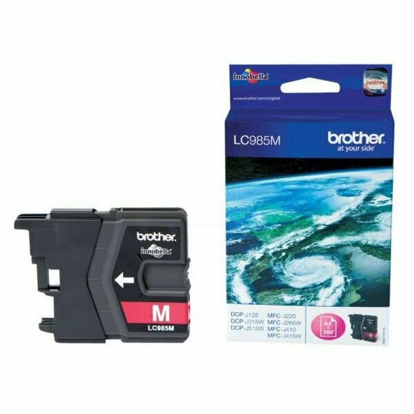 CARTUCHO ORIGINAL BROTHER LC985 MAGENTA