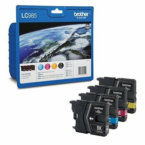 MULTIPACK ORIGINAL BROTHER LC985  NEGRO - CYAN - MAGENTA - AMARILLO