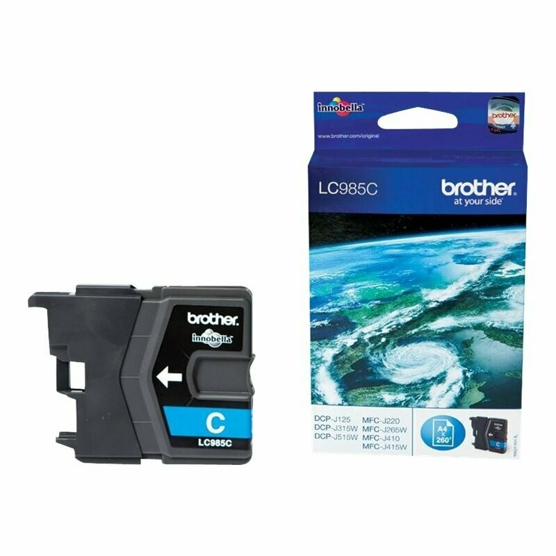 CARTUCHO ORIGINAL BROTHER LC985 CYAN