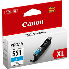 CARTUCHO ORIGINAL CANON CLI551 CYAN XL