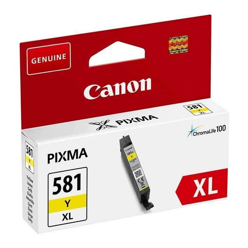 CARTUCHO ORIGINAL CANON CLI581 XL AMARILLO