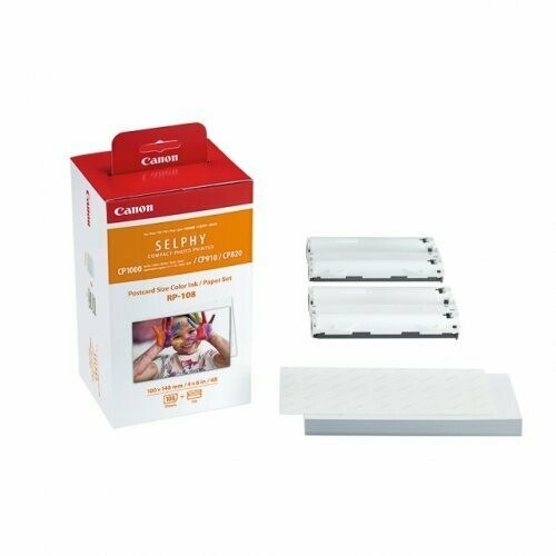 ORIGINAL CANON  SELPHY RP-108 TINTA COLOR - PAPEL PHOTO.