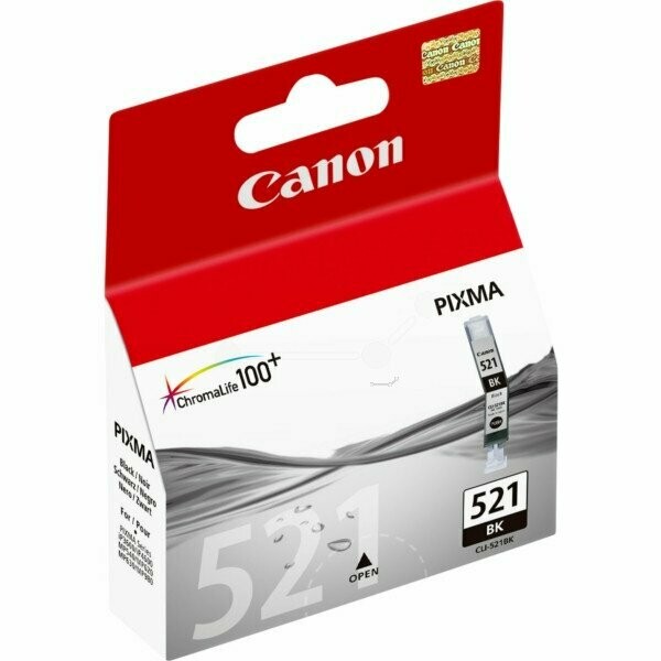CARTUCHO ORIGINAL CANON CLI521  NEGRO PHOTO
