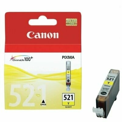 CARTUCHO ORIGINAL CANON CLI521 AMARILLO