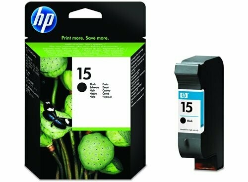 CARTUCHO ORIGINAL HP 15 NEGRO