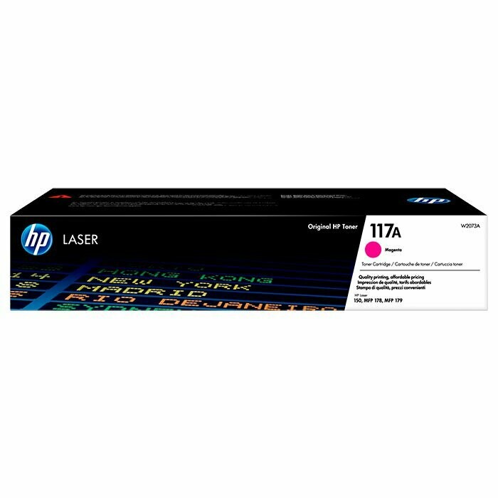 TONER ORIGINAL HP 117A (W2073A) MAGENTA.