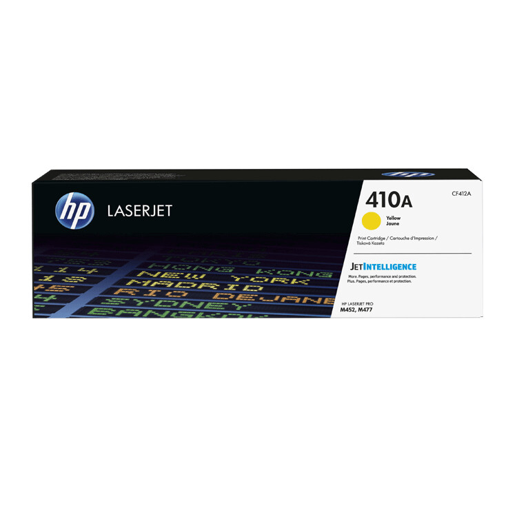 TONER ORIGINAL HP 410A (CF412A) AMARILLO