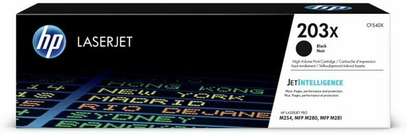 TONER ORIGINAL HP 203X (CF540X )NEGRO.