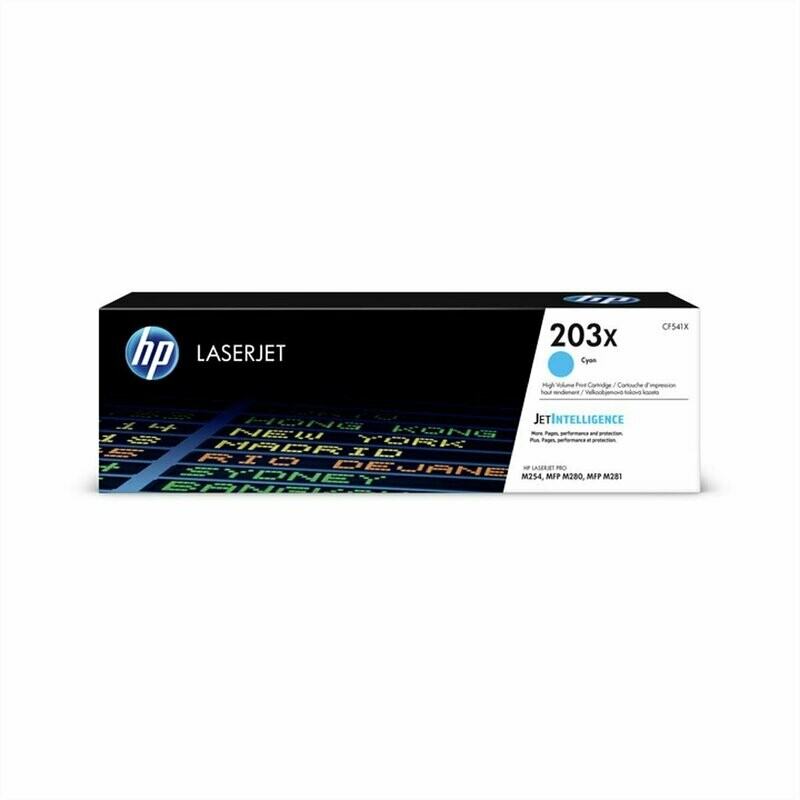 TONER ORIGINAL HP 203X (CF541X) CYAN