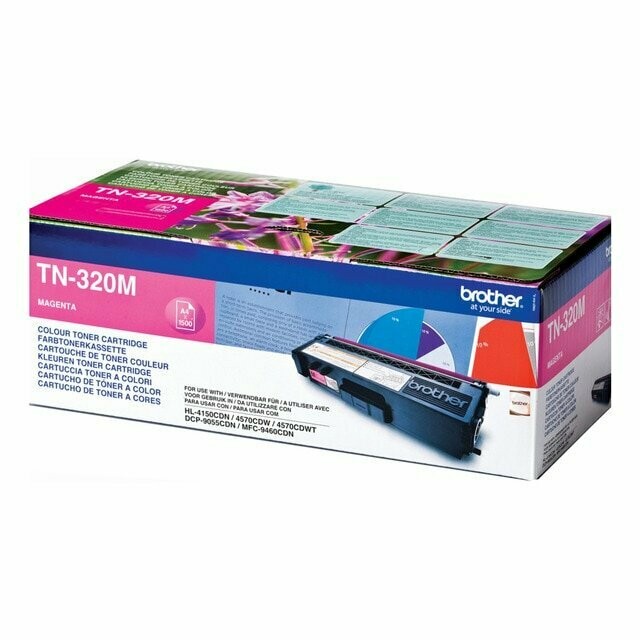 TONER ORIGINAL BROTHER TN320 MAGENTA.