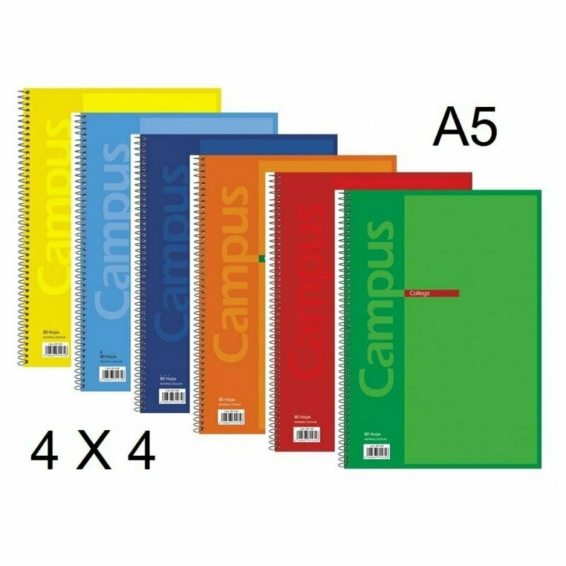 BLOC A5 CAMPUS 80H TP BASICA 4X4
