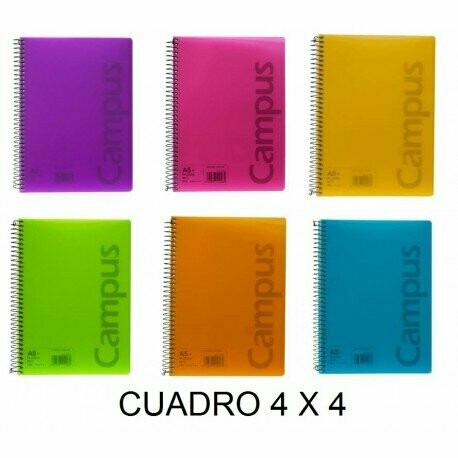 BLOC A5 CAMPUS T/PP CUADRO 90 GR