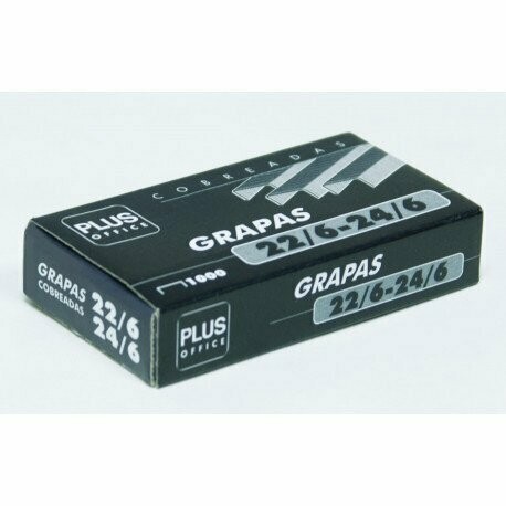 GRAPAS PLUS OFFICE 22/6 CAJA 1000 UNIDADES