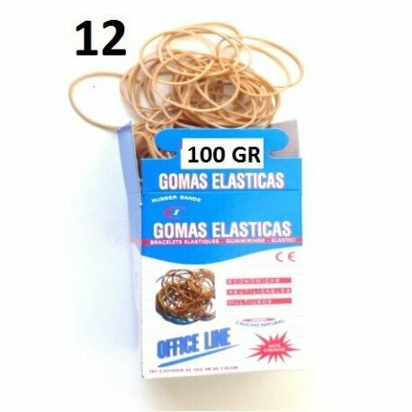GOMAS ELASTICAS 100 GR Nº12