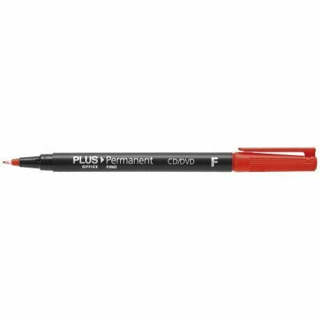 ROTULADOR PLUS PERMANENTE "F" ROJO