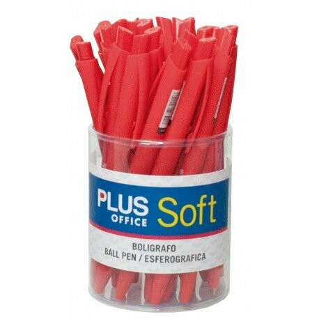 BOLIGRAFO PLUS SOFT ROJO