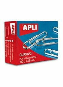 CLIPS LABIADOS NIQUEL Nº2 32MM