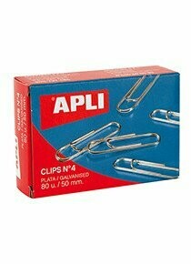 CLIPS PLATA Nº4 50MM
