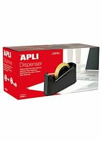 PORTA CINTA ADHESIVA NEGRO 33/66M