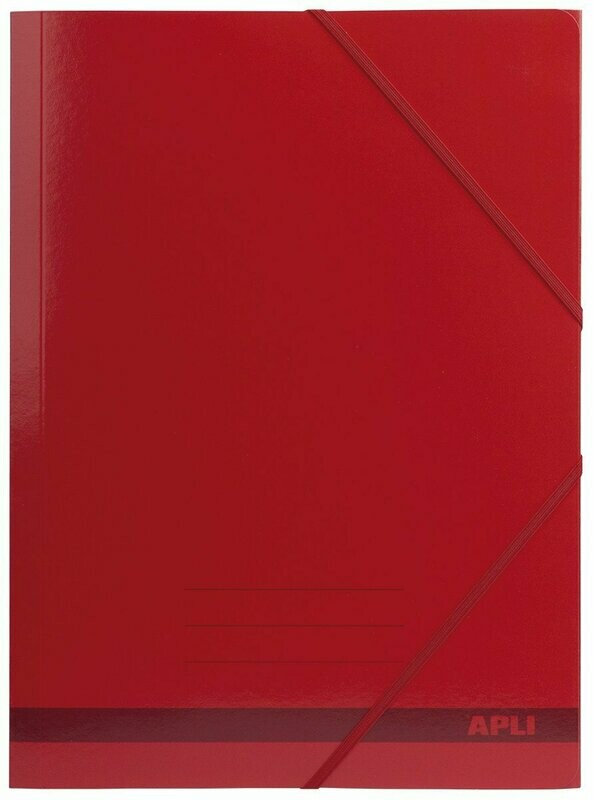 CARPETA GOMAS 3 SOLAPAS ROJO