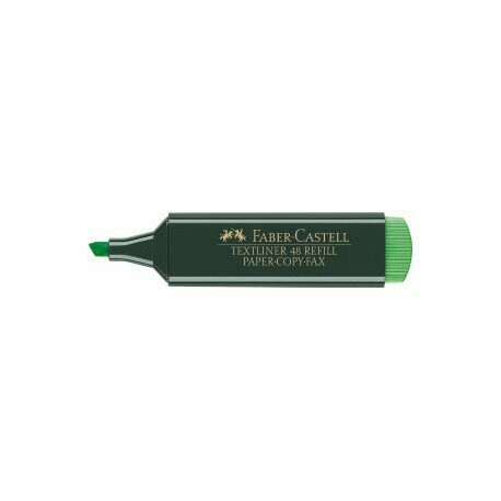 MARCADOR FLUORESCENTE FABER CASTELL VERDE