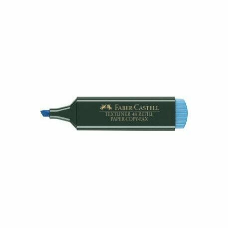 MARCADOR FLUORESCENTE FABER CASTELL AZUL