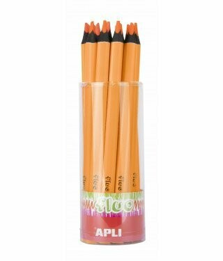 LAPIZ JUMBO FLUO TRIANGULAR NARANJA